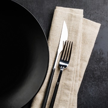 Replace the paper towel with cloth napkins